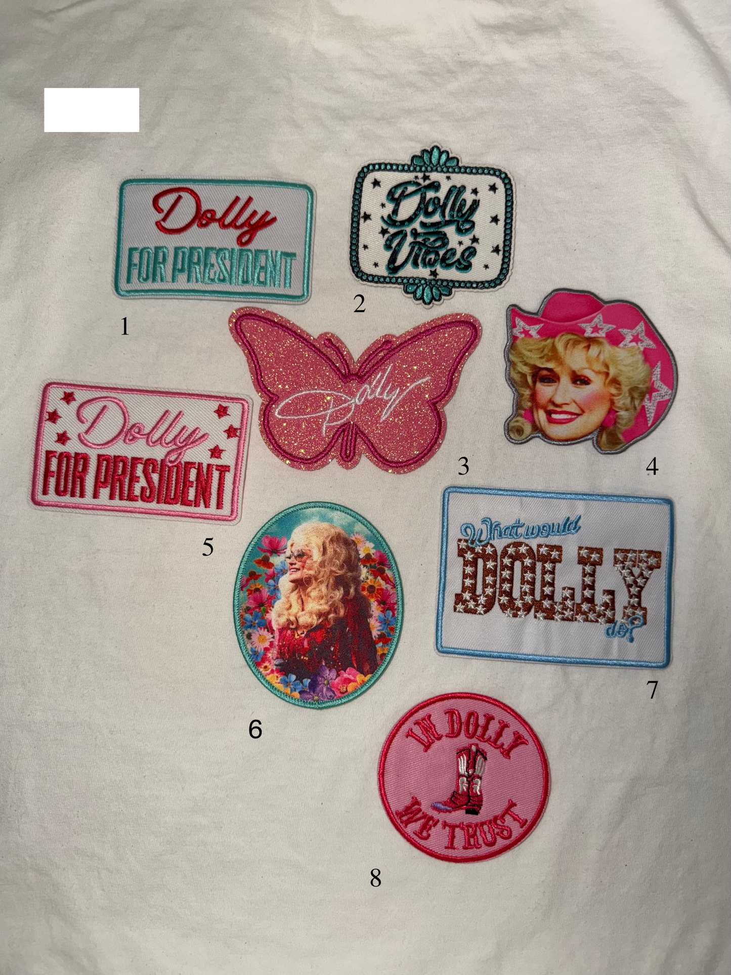 Rhinestone Cowgirl Patches