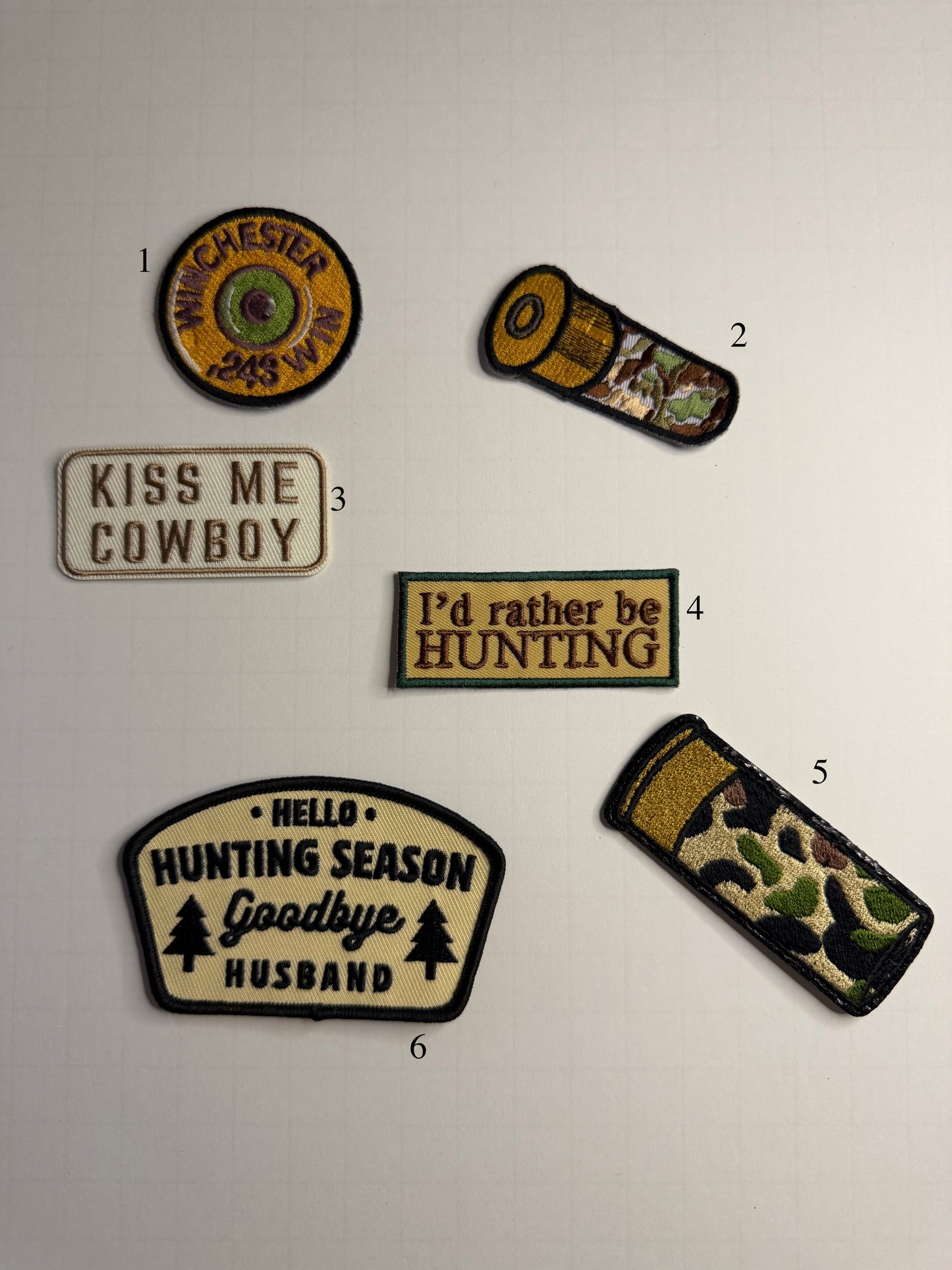 Camo & Cowboy Patches
