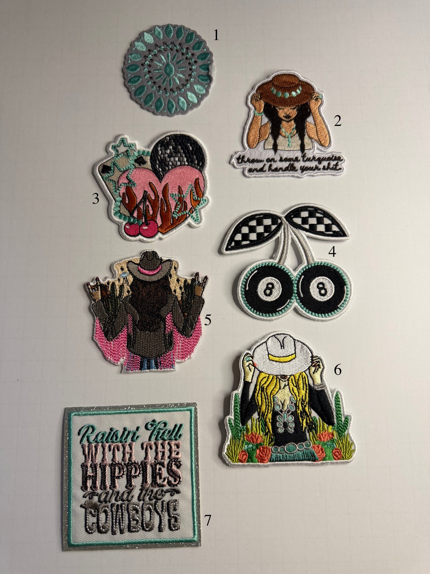 Cherry Cowgirl Patches
