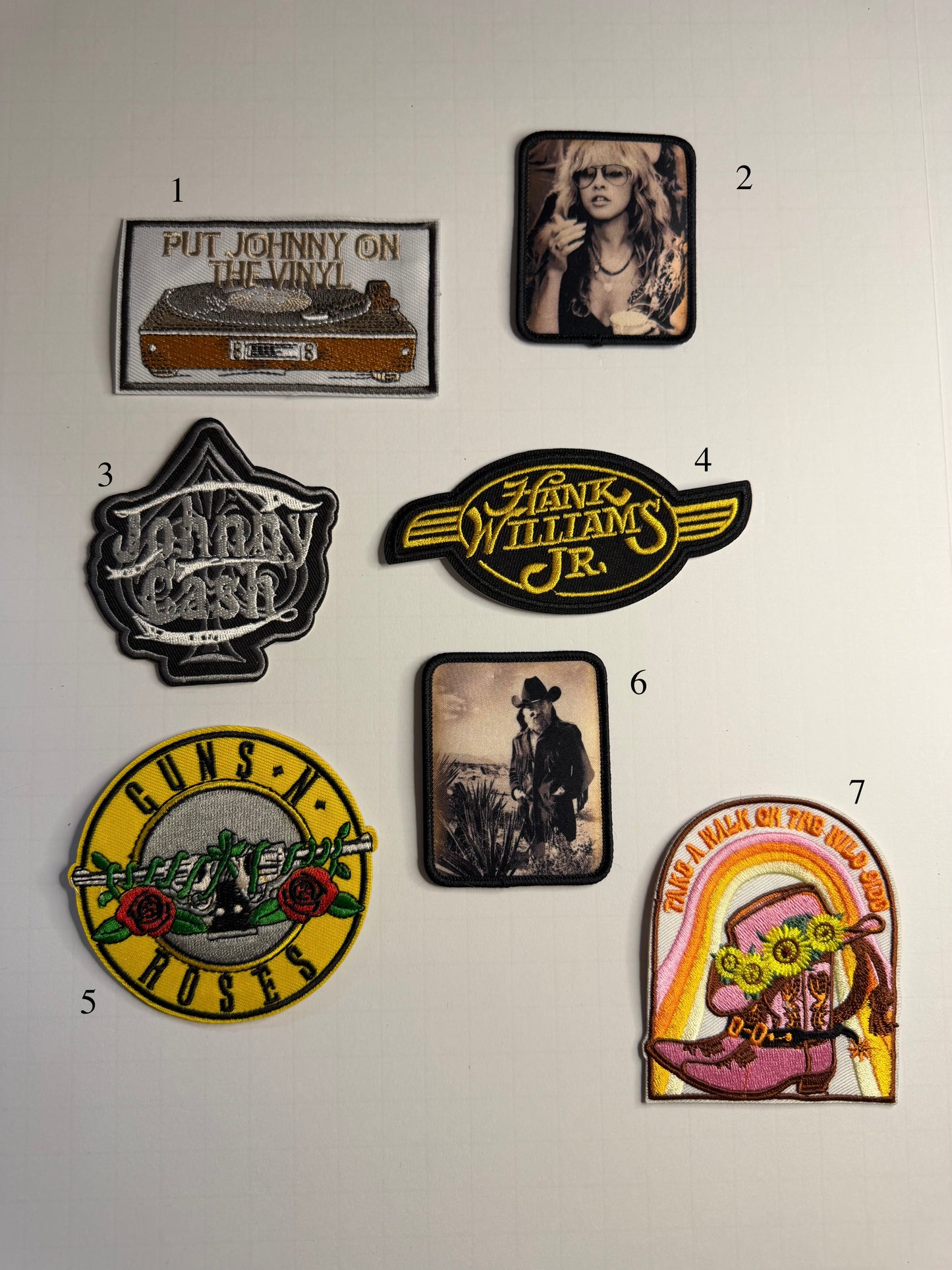 Outlaw Country Patches