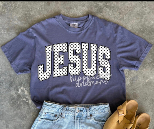 Polka Dot Jesus Gildan T-Shirt