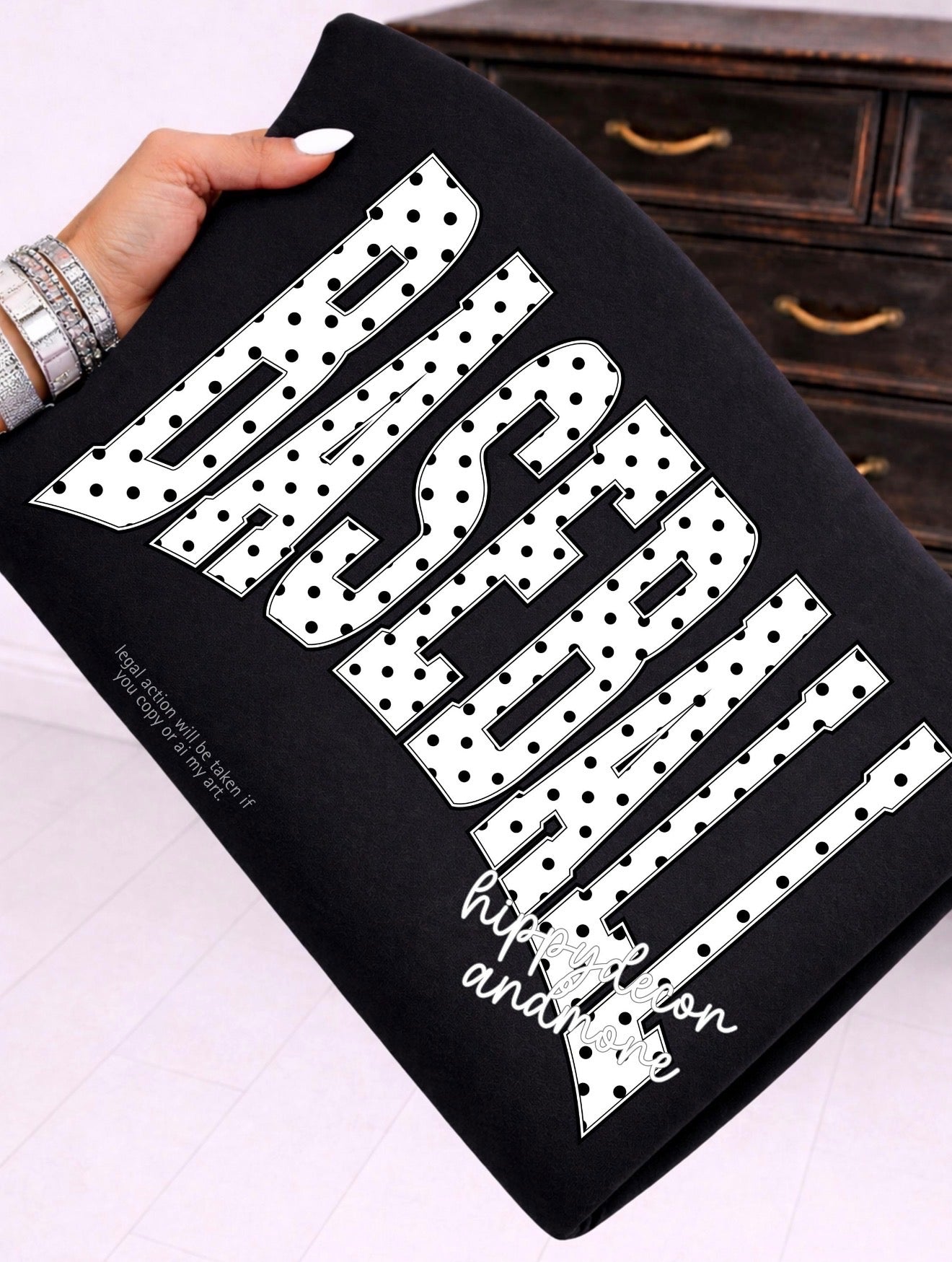 Polka Dot Baseball Comfort Color Tees