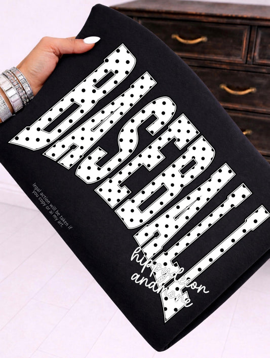 Polka Dot Baseball Gildan T-Shirt