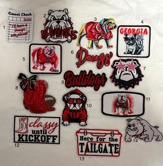Georgia Game Day Patches #2