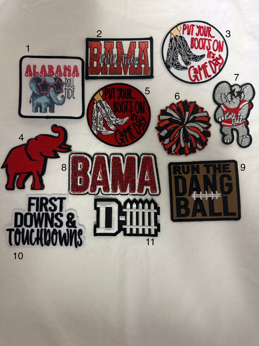 Alabama Game Day Patches