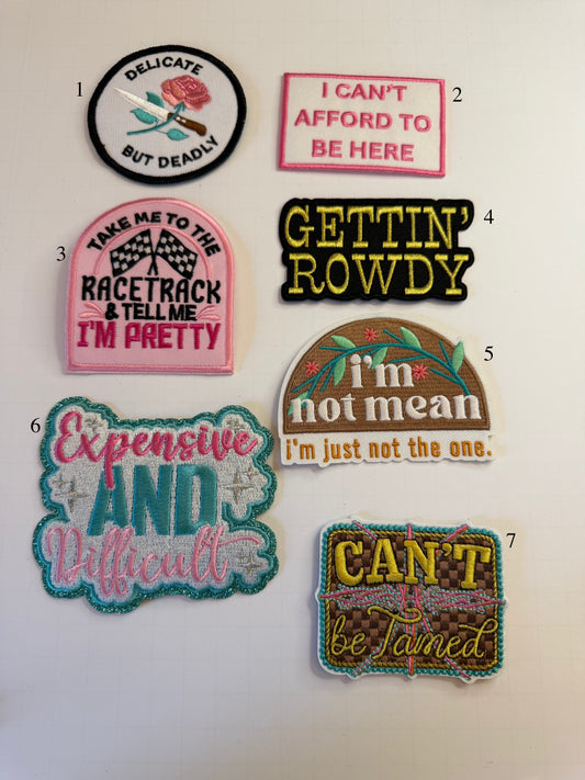 Hot Mess Patches