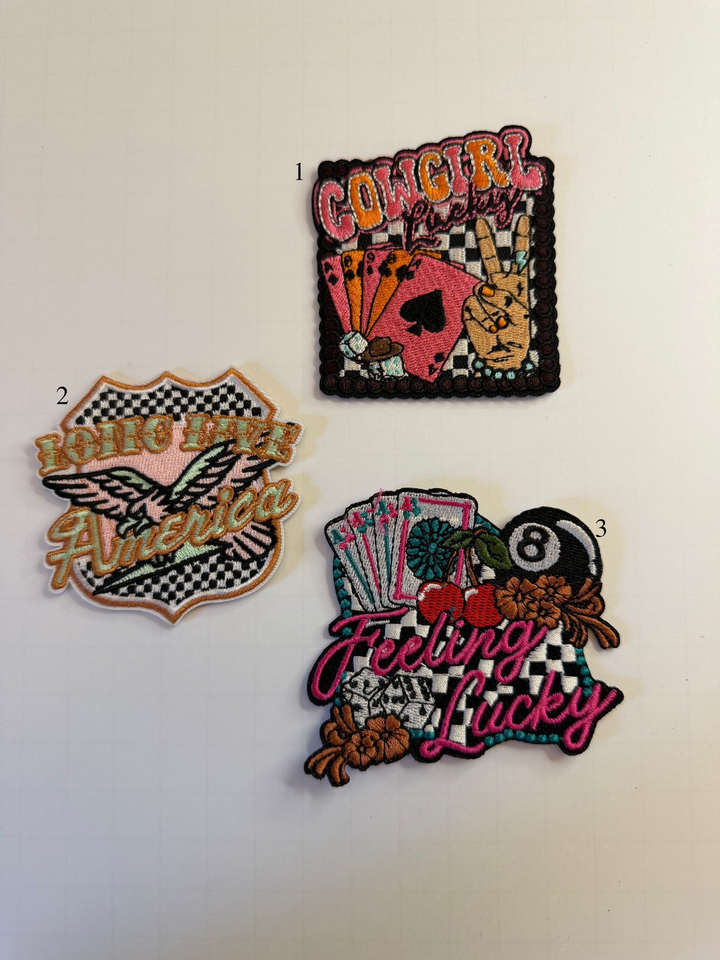 Cowgirl Luck Patches