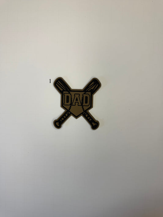 Baseball Dad Patch