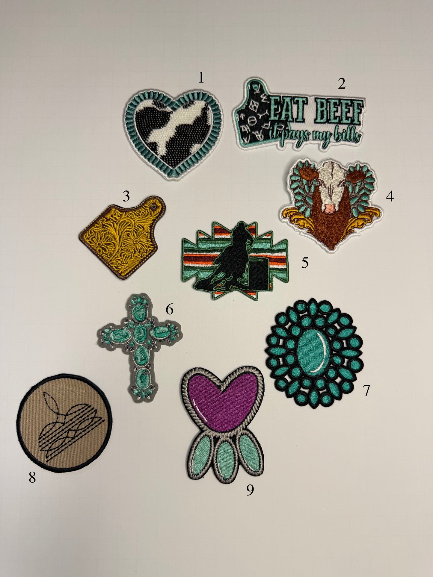 Cattle Girl Patches