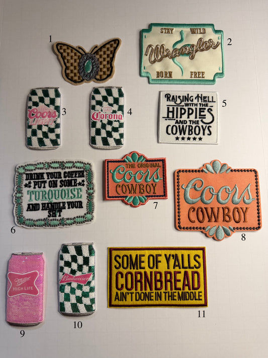 Tipsy Cowgirl Patches