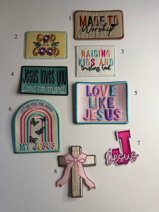 Walk By Faith Patches