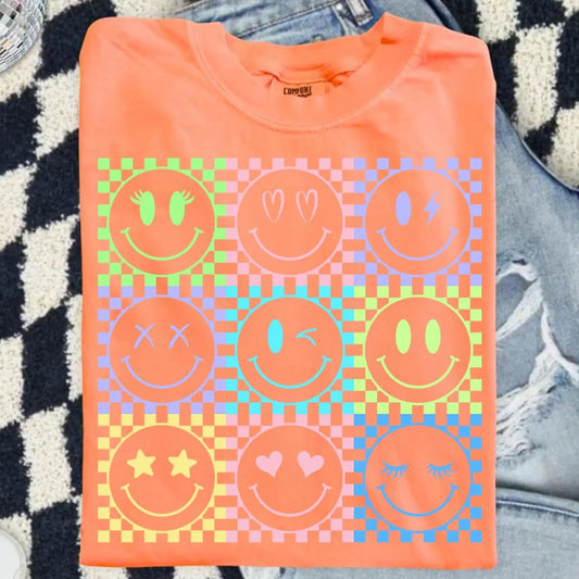 Smiley Face Comfort Color Tees (Youth)